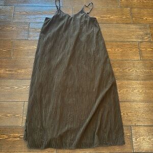 DAZY LONG BROWN DRESS